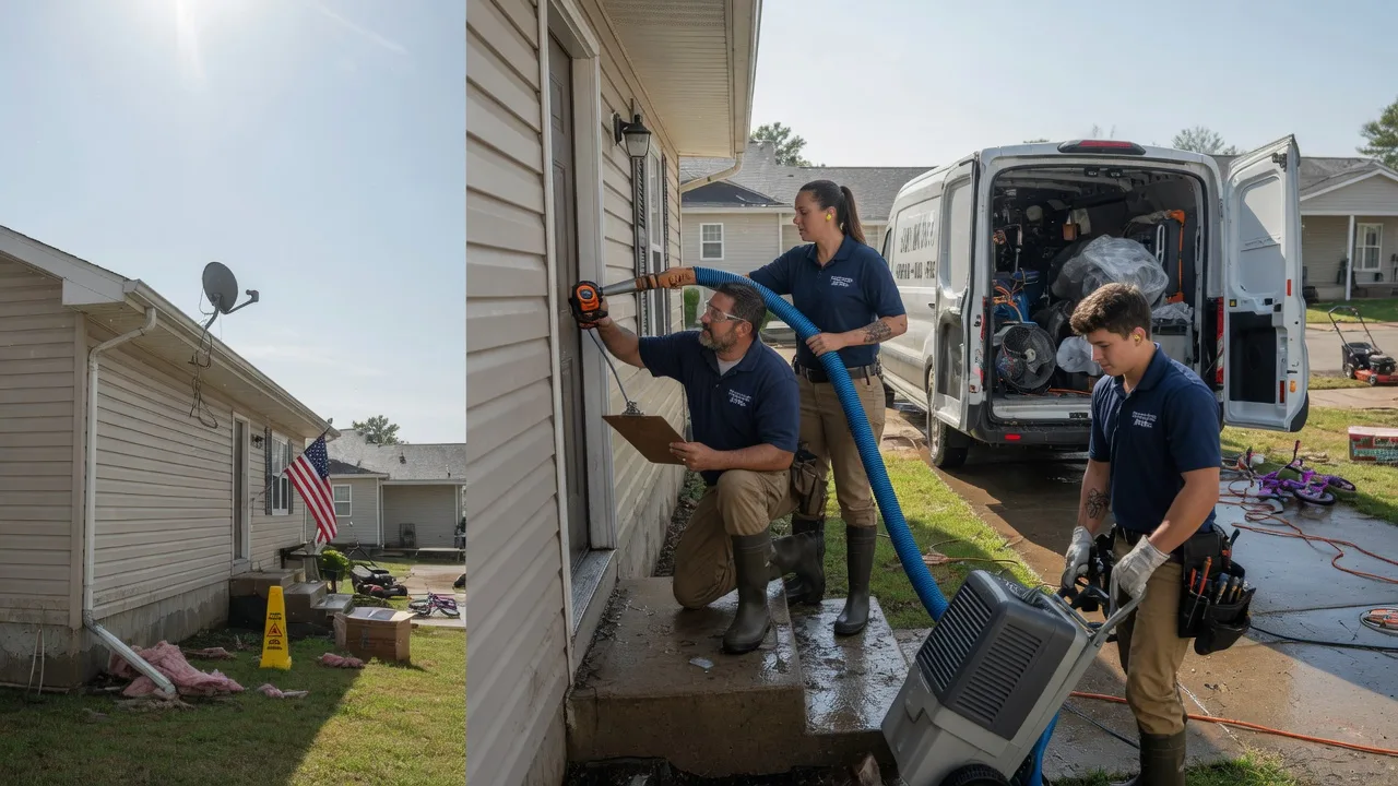 Ceiling Water Damage Restoration in Longford, KS near me
